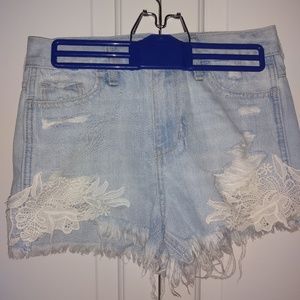 Hollister Jean shorts sz 1